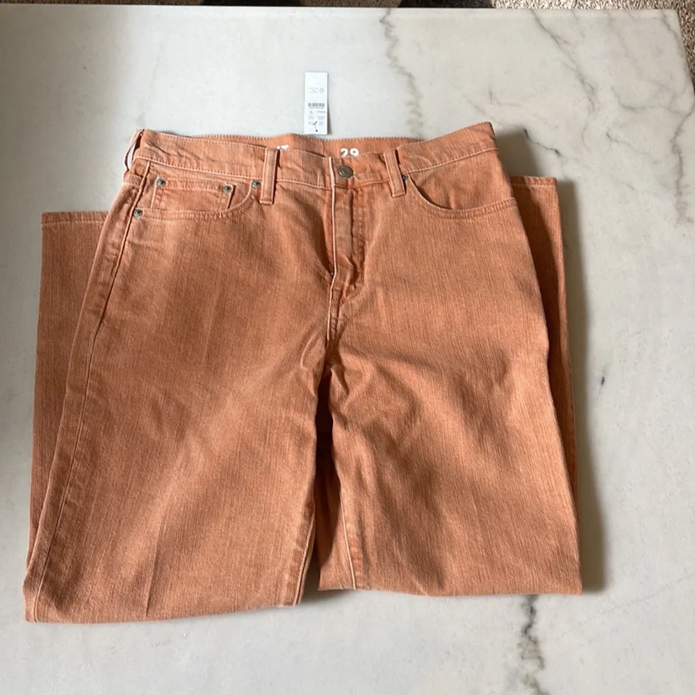 High-rise '90s classic straight jean in Rosebud wash - J.Crew - New With Tags